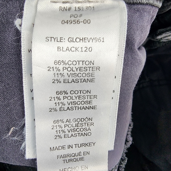 Good American Jeans Womens 8/29 Good Legs Extreme V Back Yoke Black120 (29x28) - Picture 11 of 11